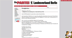 Desktop Screenshot of die-partei-berlin.de